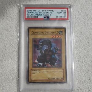 Yu-Gi-Oh! Crawling Dragon #2 Card Slab PSA GEM MINT 10 Grade TP2-027 Tournament